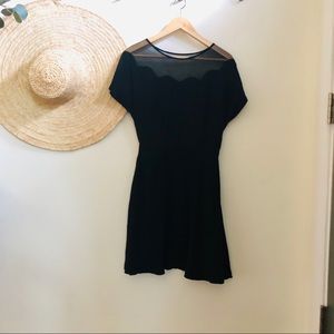 Alexandra Grecco Black Silk Dress